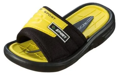 Produktbild von Leichte Kinder Schlittschuhe Gelb, EVA-Material, fester und bequemer Sitz