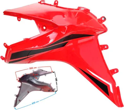 Obrázek produktu pro Levý kryt nádrže červený GT 125
