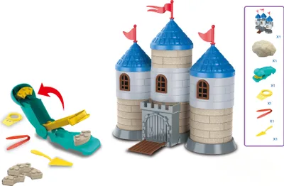 Obrázok produktu pre Kinetická piesková stavebnica Castle 750g - české balenie