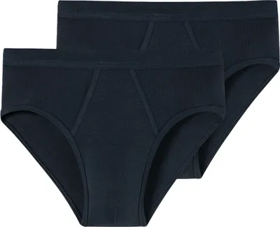 Produktbild von Schiesser 2er Pack Baumwolle Essentials Feinripp Sportslip Mit komfortablem Softbund und Eingriff, In hochwertiger, bequemer Feinripp-Qualität, Besonders strapazierfähig und langlebig
