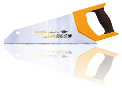 Produktbild von Fuchsschwanzsäge Handsäge Feinsäge - 350 mm - Feine Zugverzahnung - Softgrip