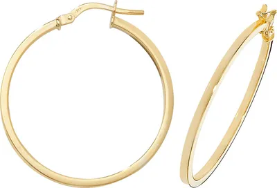 Produktbild von 9 Karat (375) Gold Damen - Paar Creolen - 25mm; TRS375929KYMM25