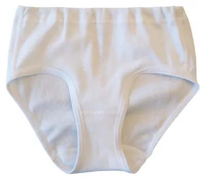 Produktbild von HERMKO 2200 Mädchen Unterhose aus Baumwolle, Farbe:weiß, Größe:104