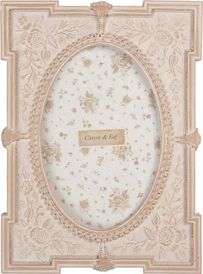 Produktbild von Clayre & Eef Bilderrahmen 10x15 cm Rosa Kunststoff
