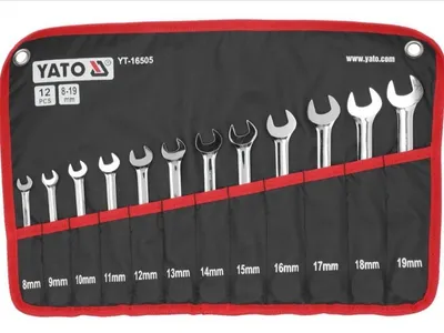 Produktbild von YATO Ratschen-Ringgabelschlüssel YT-16505 Chrom-Vanadium-Stahl
