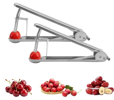 Produktbild von Edelstahl Kirschentkerner Set von 2