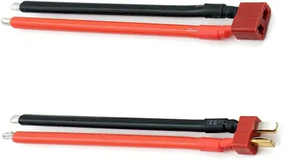 Obrázek produktu pro 3 kusy kabel s drátem 14AWG Deans styl T konektor samec samice konektor s RC baterií připojovací kabel