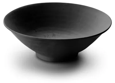 Melamin-Schale schwarz Ø25 cm, 1,8 L, spülmaschinengeeignet
