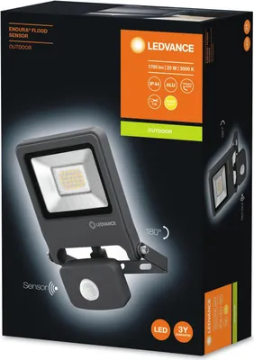 Produktbild von LEDVANCE 4058075239500 ENDURA® FLOOD Sensor Warm White  3000 K 20,00 W 1700 lm