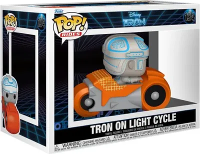 Immagine prodotto di Figurka POP! Rides Deluxe Tron z motocyklem 9 cm - Funko (1982)
