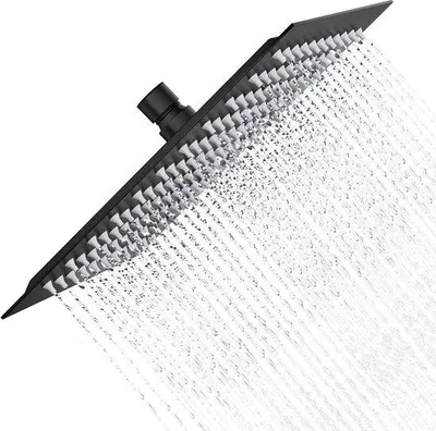 Imagen del producto de Cabezal de ducha de acero inoxidable , de 10 pulgadas, de alta presión y efecto lluvia