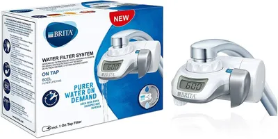 Produktbild von Brita 1.2023.0413, Wasserhahnfilter, 600 l, Silber, Weiß