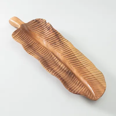 Zdjęcie produktu dla Patera Wood Leaf 60x18 cm