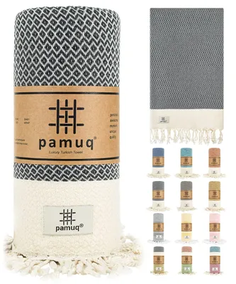Produktbild von XXL Fouta Hammam Handtuch aus Baumwolle für Strand und Sauna