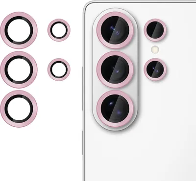 Produktbild von Kamera Schutzglas Linsenschutz für Samsung Galaxy S26 Ultra 9H Hartglas Rosa