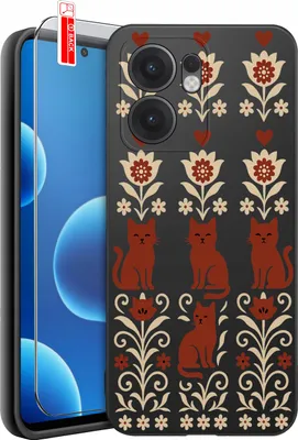 Immagine prodotto di ETUI do Oppo Reno 13 FS 5G | F 5G| MOTYWY LUDOWE TRADYCJA WZORY + SZKŁO
