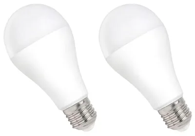 Productafbeelding van Spectrum LED Peerlamp A60 E27 Mat - 15W 1500lm 3000K - Warmwit - Vervangt 98W - 24V - 2 stuks