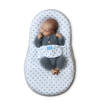 Produktbild von BabyCocoon | Babynest | Bezug aus 100% Baumwolle | Stern