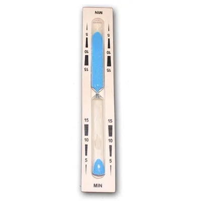 Produktbild von Sauna Sanduhr 15 Minuten blauer Sand