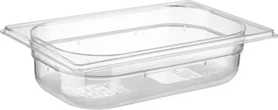Produktbild von APS 82028 GN 1/4 Behälter, Polycarbonat, 26,5 x 16,2 cm, Tiefe 65 mm, 1,7 Liter