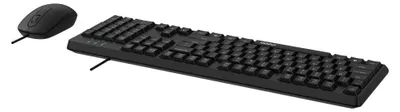 Produktbild von Rapoo NX1500, Kabelgebunden, USB, Scherenschalter, QWERTZ, Schwarz, Maus enthalten
