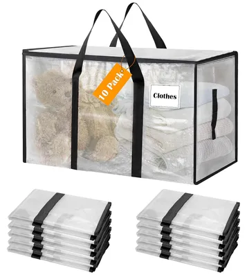 Obrázek produktu pro Solidchoice – Sada 10 velkých, vodotěsných úložných vaků se zipem