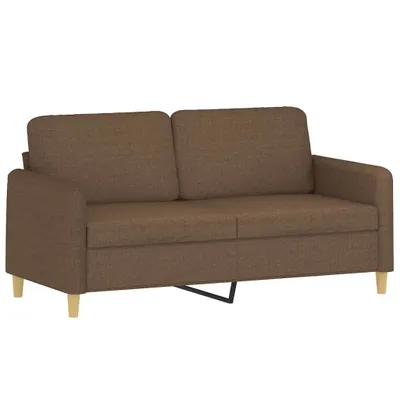 Produktbild von vidaXL 2-Sitzer-Sofa Braun 140 cm Stoff