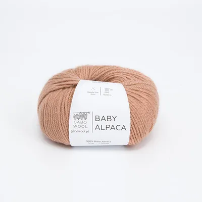 Produktbild von Gabo Wool Baby Alpaka Garn, Lachsfarbe, 50g – Weiche Vielseitigkeit Optimalerweise