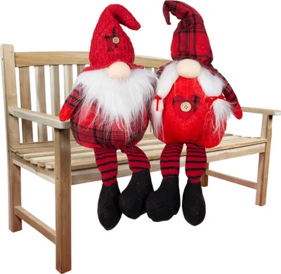 Produktbild von Wichtel 25cm Kantenhocker, Pärchen, 2er Set Dekofigur Weihnachten
