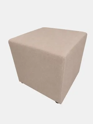 Produktbild von Beiger Stoffhocker, 40 cm breit, 40 cm hoch, 40 cm tief, auch als Ablagefläche nutzbar