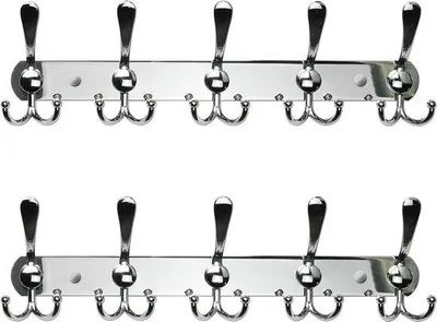 Produktbild von Famanu Wandgarderobe mit drei Haken - Metall