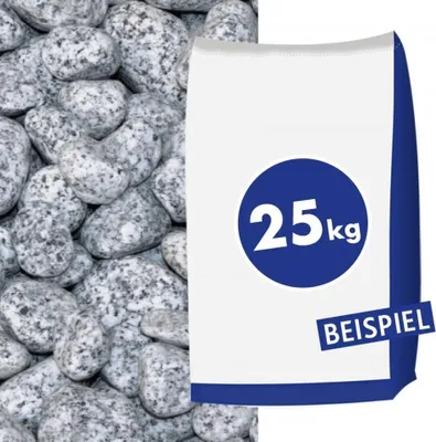 Produktbild von Granit-Gletscherkies Grau 25-40mm 25kg Sack