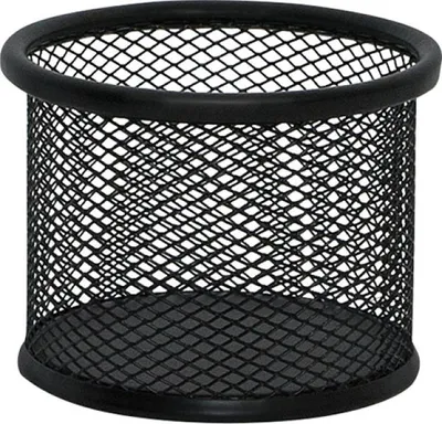 Obrázok produktu pre Metalowy pojemnik na długopisy czarny 68 x 90 mm