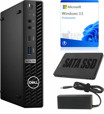 Obrázok produktu pre Počítač Dell OptiPlex 7080 Micro | Intel i5-10500T | 16 GB DDR4 | 4000 GB SSD | Win11 | Trieda A+