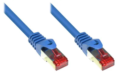 Produktbild von Good Connections Patchkabel CAT6 S/FTP 0,25m blau 250MHz