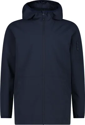 Image de Parka CMP pour homme, capuche fixe, noir/bleu, noir/bleu, taille 56