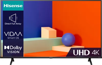 Produktbild von Hisense 43A6K Fernseher 109,2 cm (43') 4K Ultra HD Smart-TV WLAN Schwarz