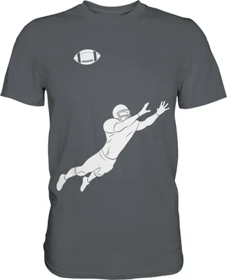 Produktbild von American Football T-Shirt – Dark Grey / M