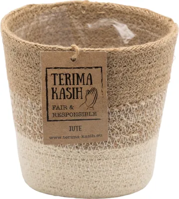 Zdjęcie produktu dla Kosz Nea – Juta – Terami Kasih – ⌀14 cm – 10-15 cm