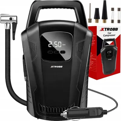 Obrázok produktu pre Xtrobb 21866 Kompresor 12V, 150PSI/10bar, 12W, LCD, čierna