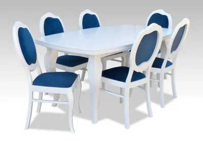 Image de Designer Möbel Holz Tisch Sitz Ess Zimmer 6x Stühle 7tlg Set Garnitur Gruppe