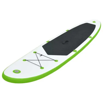 Produktbild von vidaXL SUP-Board-Set Aufblasbar Grün und Weiß