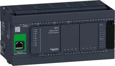 Produktbild von Schneider Electric TM241CE40T, IP20, -10 - 50 °C, -25 - 70 °C, 190 mm, 95 mm, 90 mm