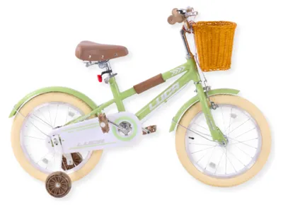 Image de Buxibo - Vélo d'enfant pour garçons - Luca - 16 pouces - Vert