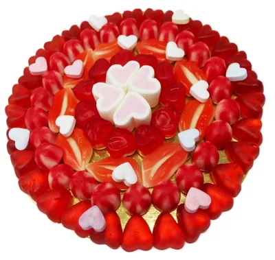 Obrázek produktu pro Ovocné želé Love Pizza ve vzduchotěsně uzavřené krabici na pizzu 450g
