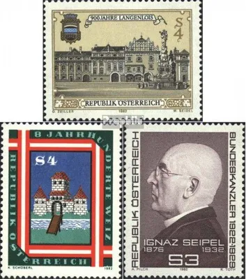 Produktbild von Briefmarken Österreich 1982 Mi 1708,1709,1712 (kompl.Ausg.) postfrisch Sondermarken