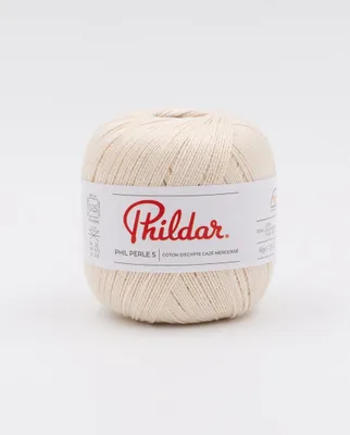 Produktbild von Phildar PERLE Strickgarn 5 elfenbein