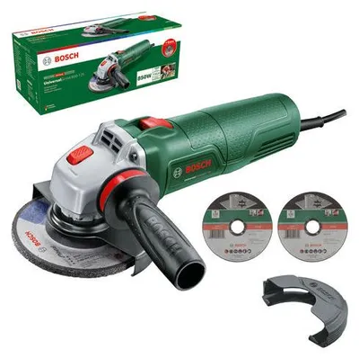 Produktbild von Winkelschleifer UniversalGrind 850-125 + 3 Scheiben