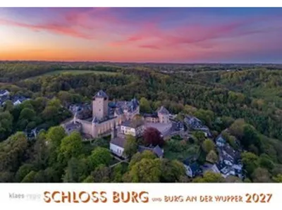 Produktbild von Schloss Burg und Burg an der Wupper 2027 Bildkalender A4 quer, spiralgebunden