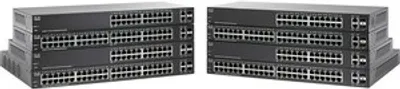 Produktbild von Cisco SF220-48, Managed, L2, Fast Ethernet (10/100), Rack-Einbau, 1U